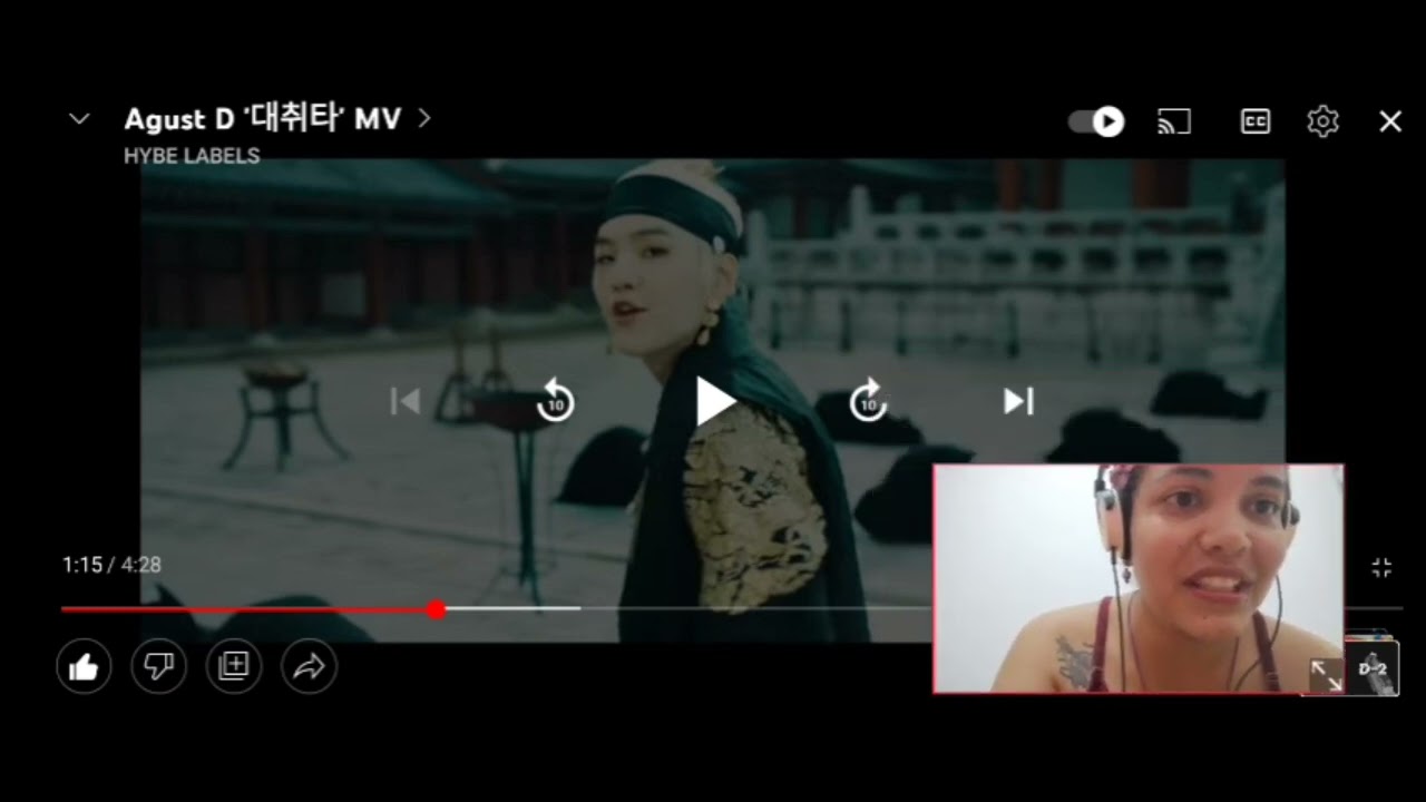 Baby army reagindo a DEACHWTA pela PRIMEIRA VEZ - Agustd D - SUGA