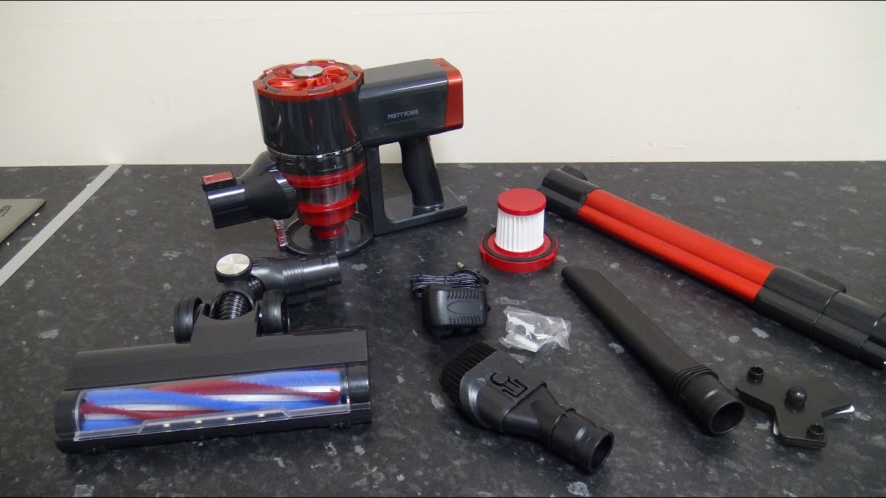 PrettyCare W100 Cordless Vacuum Review and Demonstration