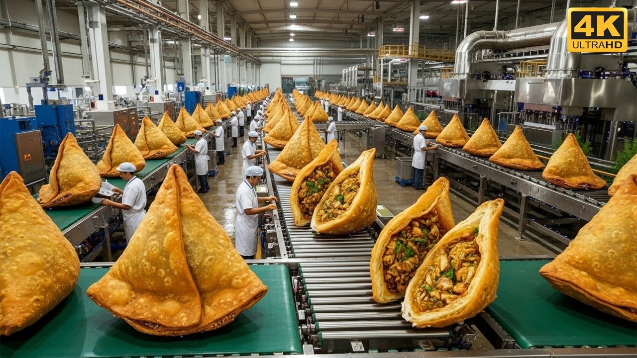 Inside the Samosa Factory – Full Mass Production Process | How It's Made