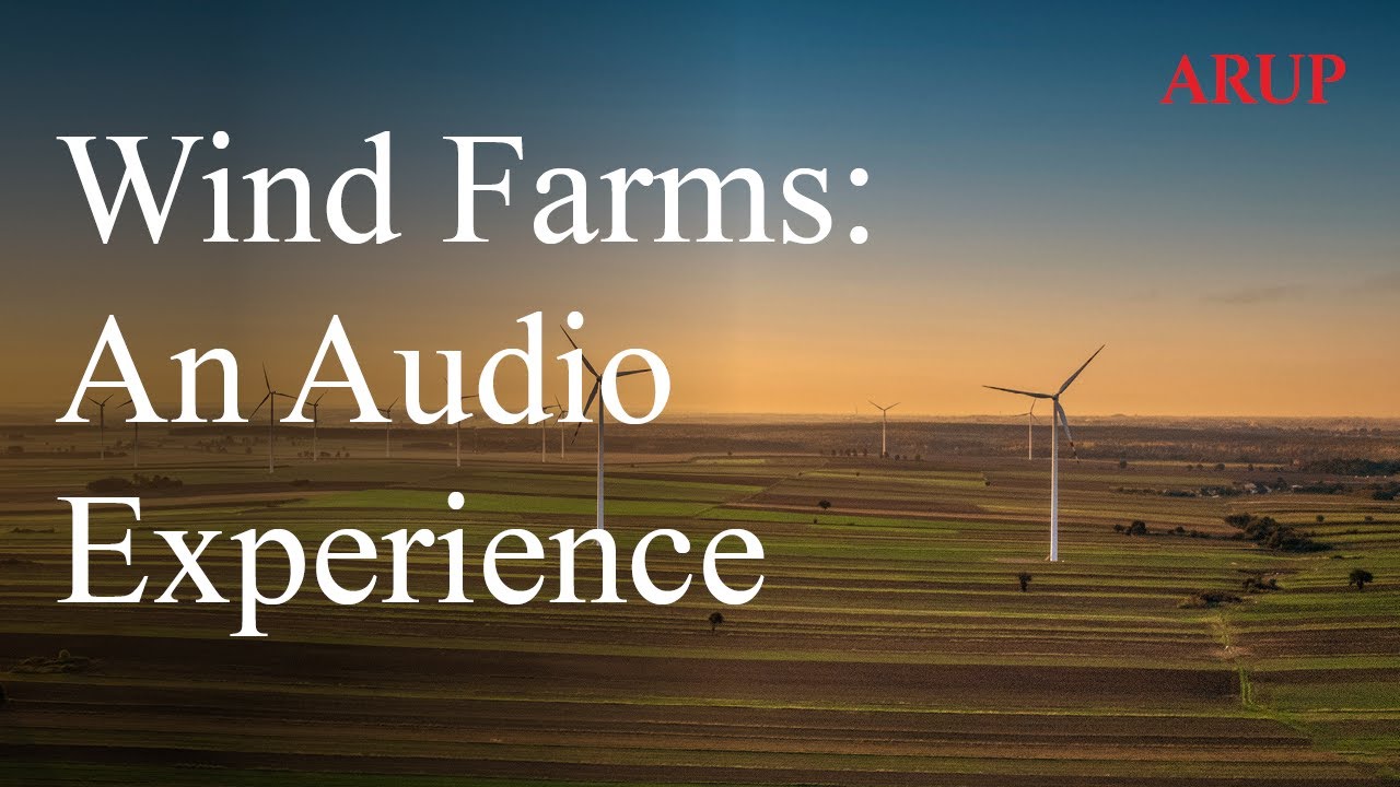The sound of wind farms