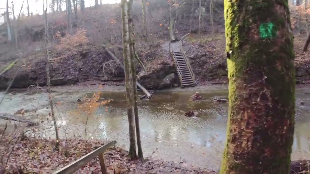 Clifty Falls 4 Falls Challenge Part 4, Tunnel Falls