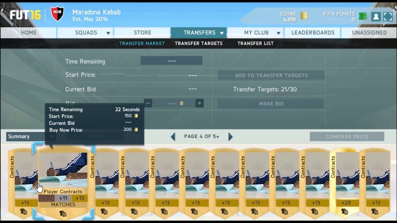 OMG AMAZING QUICK AND EASY TRADING METHOD WITH CONSUMABLES (FIFA 16 ULTIMATE TEAM)