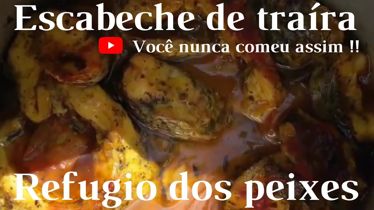 Você nunca comeu escabeche assim de traíra na panela de pressão delicia incrivel receita completa !!