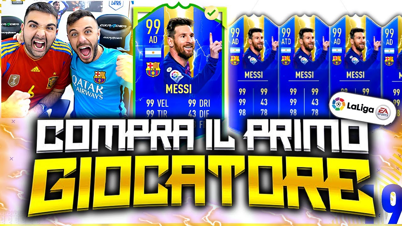 MESSI 99 TOTS!!!!!!!!!!!! COMPRA IL PRIMO GIOCATORE su FIFA 19!