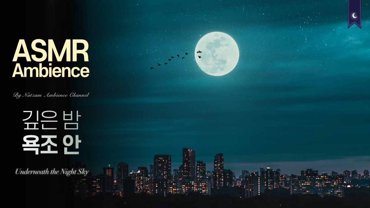 친애하는 나의 밤하늘에게🌙시험 전날 밤에 들어요, 깊은 밤 욕조 안 asmr 낮잠 앰비언스