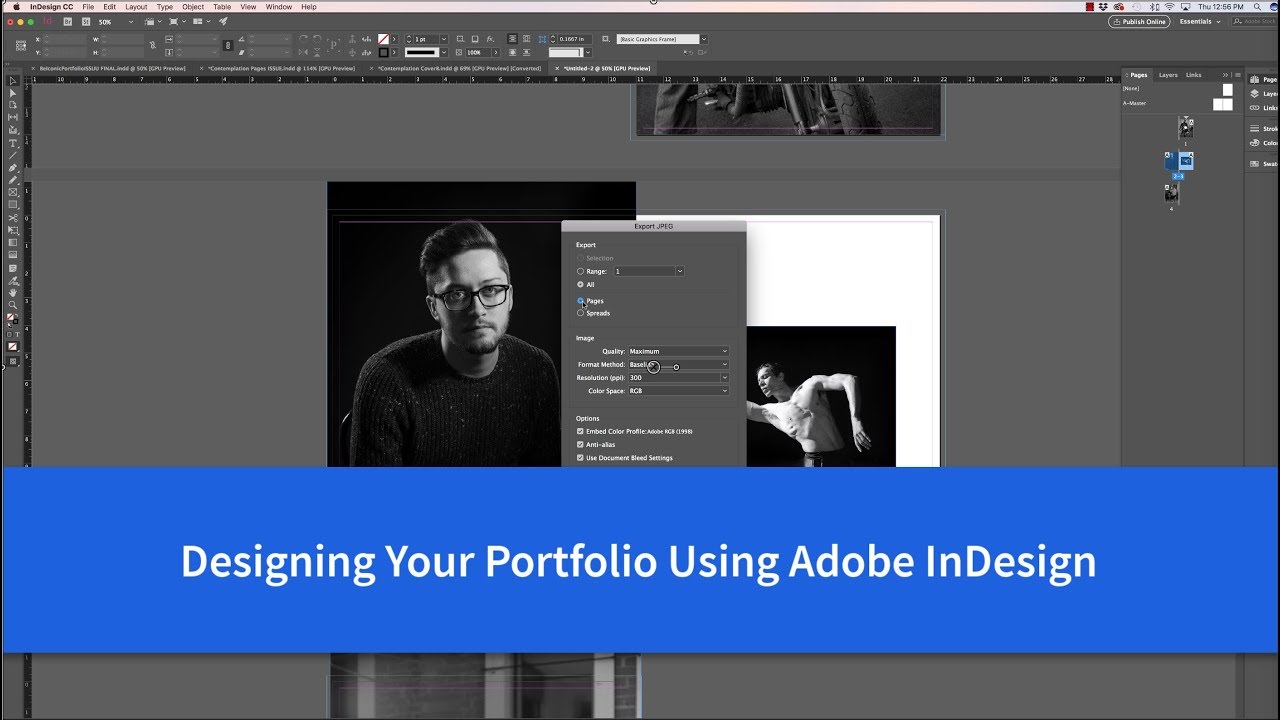 Designing Your Portfolio Using InDesign