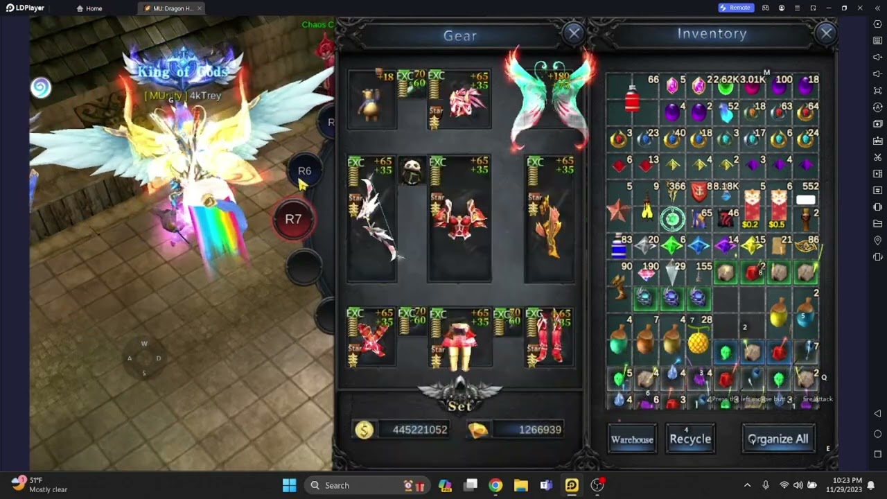 Mu Dragon Havoc VIP15! Berserker/Gale fruit Legendary Jewel of luck