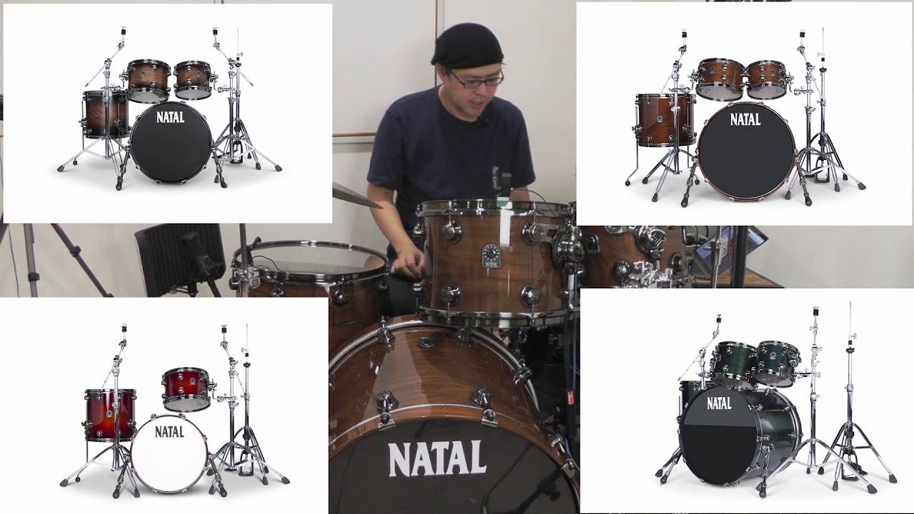 NATAL（ナタール） ドラムセット Walnut Originals
