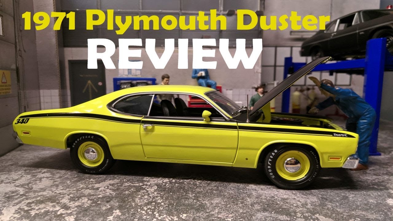 1971 Plymouth Duster diecast review (1/18 scale) by Auto World