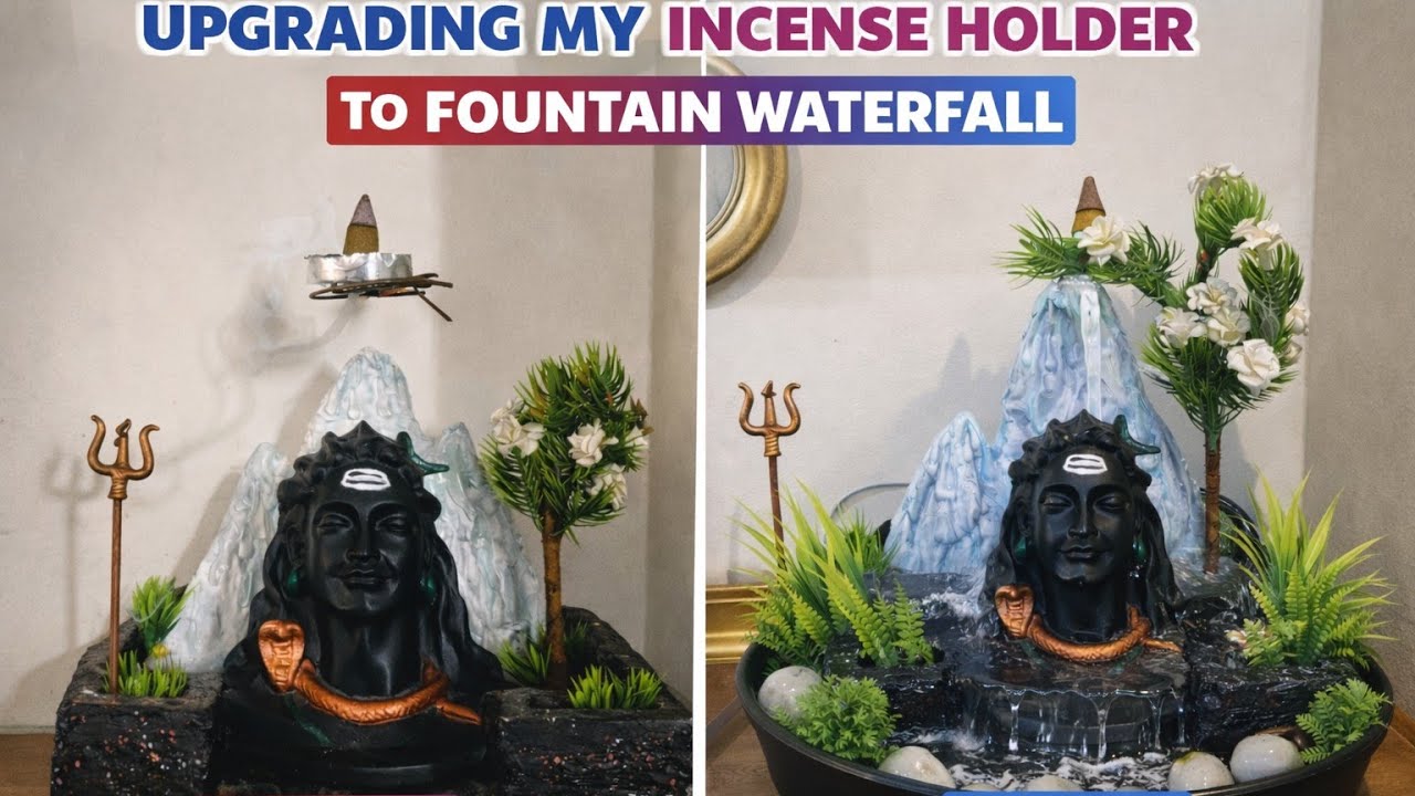 🔥 From Incense Stand to Water Fountain 😍 Easy DIY Transformation