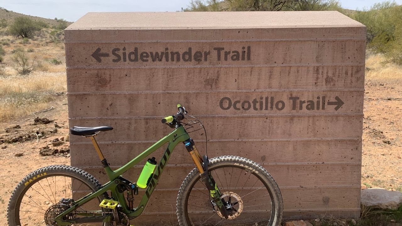 The Best Mountain Biking At Apache Wash Trailhead and Desert Hills Trailhead Ocotillo and Sidewinder