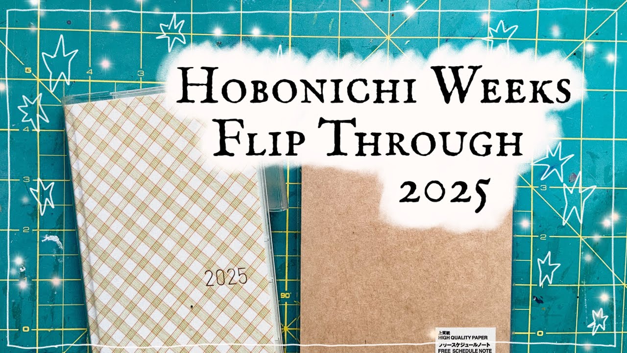 Обзор ежедневника Hobonichi Weeks на 2025 год и мои мысли на 2026 год.