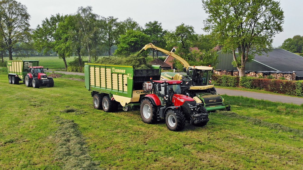 Grass Silage | Krone BiG X 680 + Case IH | Tuller Bathmen | 2022