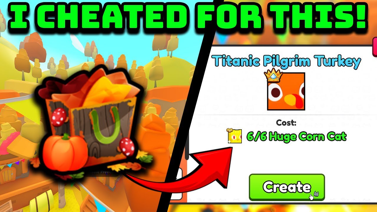 *CHEATING* My Way To First Titanic With Billion $ Of Autumn Gifts In Pet Simulator 99