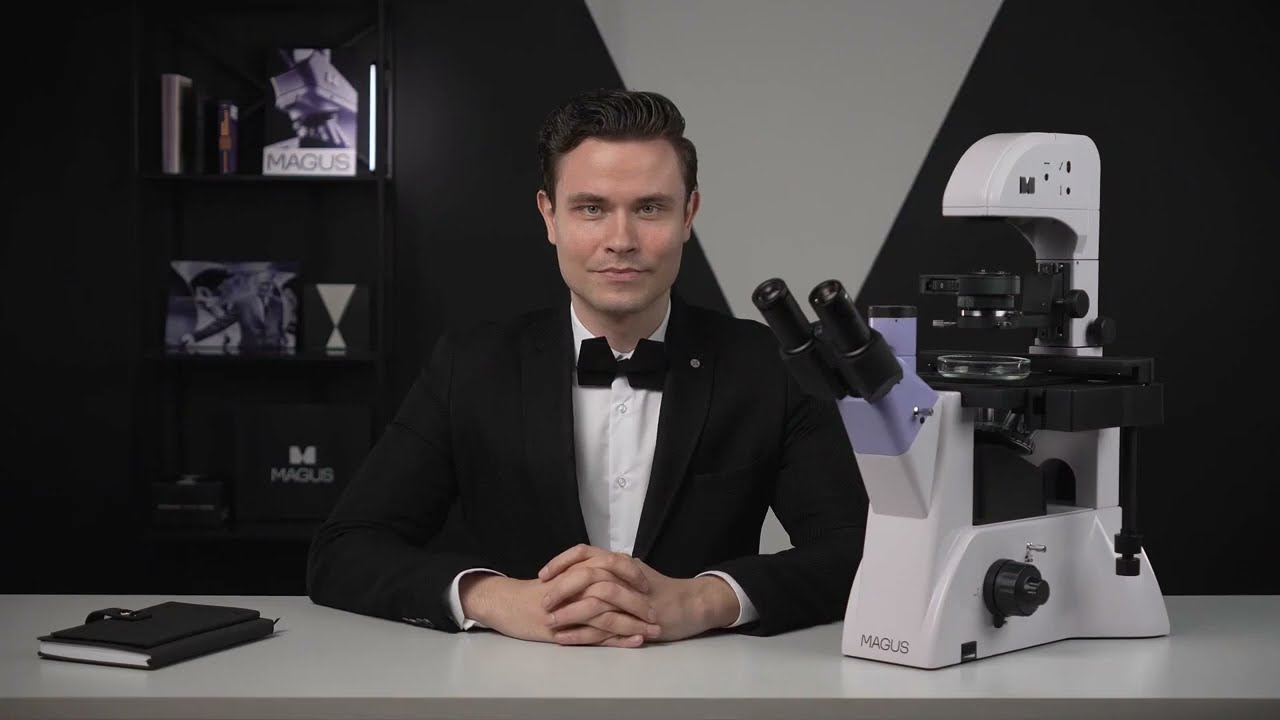 Odwrócony mikroskop biologiczny MAGUS Bio V350 — Wideo recenzja