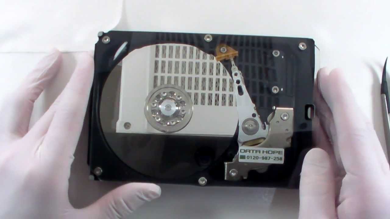 スケルトンハードディスクの製作　DATAHOPE 東北データ復旧