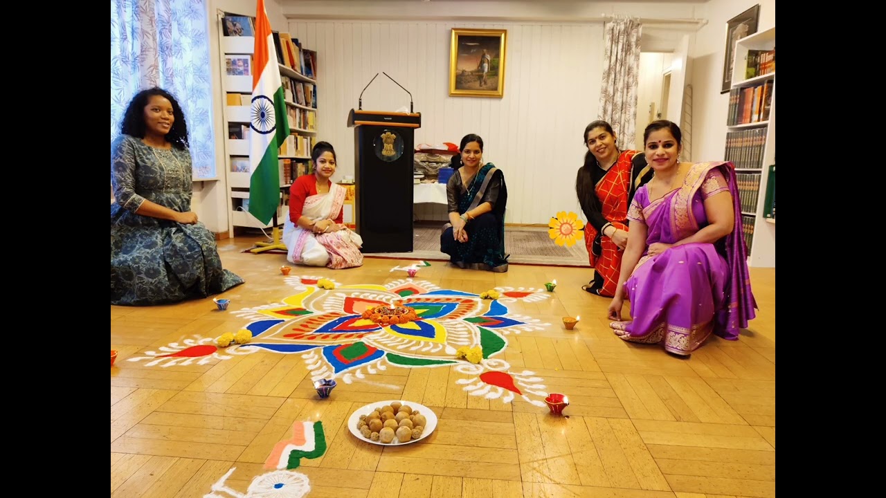 Makar Sankranti celebration at Embassy of India in Oslo, Norway.