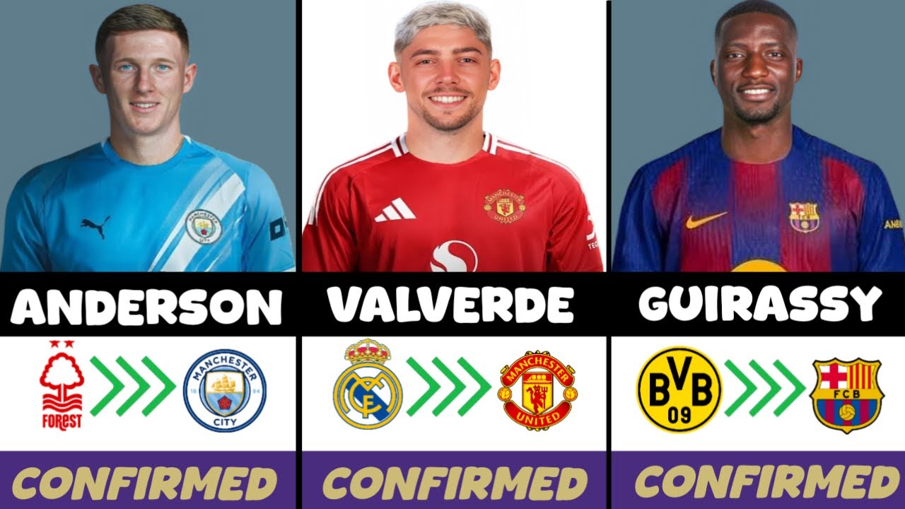 🚨 NEW CONFIRMED TRANSFERS & RUMOURS!🚨🔥ft.Valverde,Anderson,Guirassy...etc