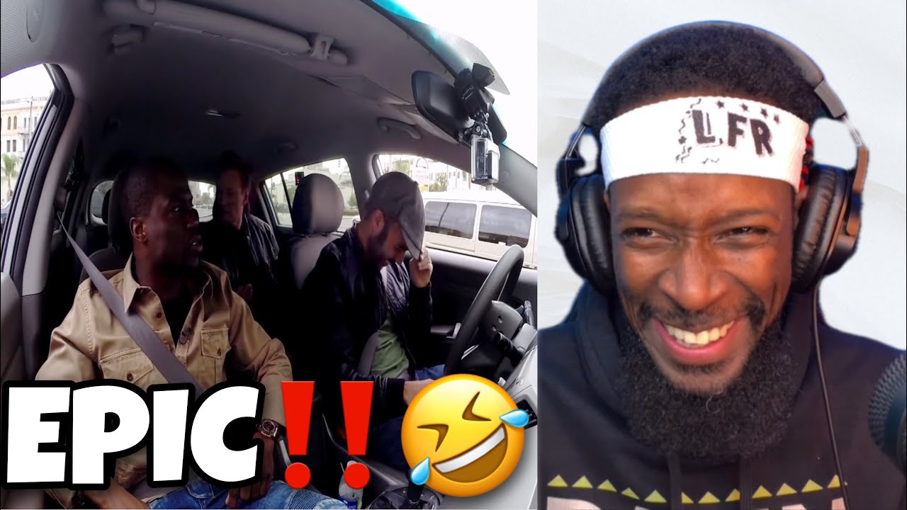 Ice Cube, Kevin Hart and Conan Share A Lyft Car | CONAN | Reaction