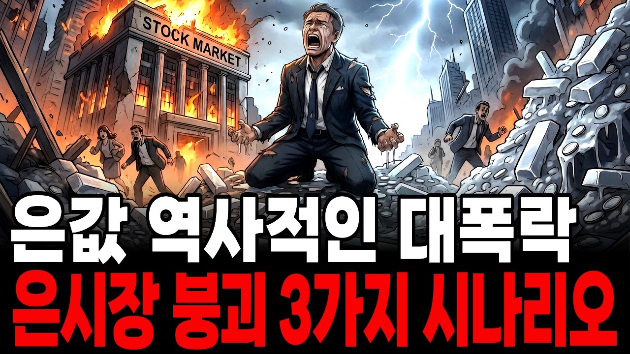 은값 계속 폭락 2월 27일 은 시장 붕괴 시나리오 3가지