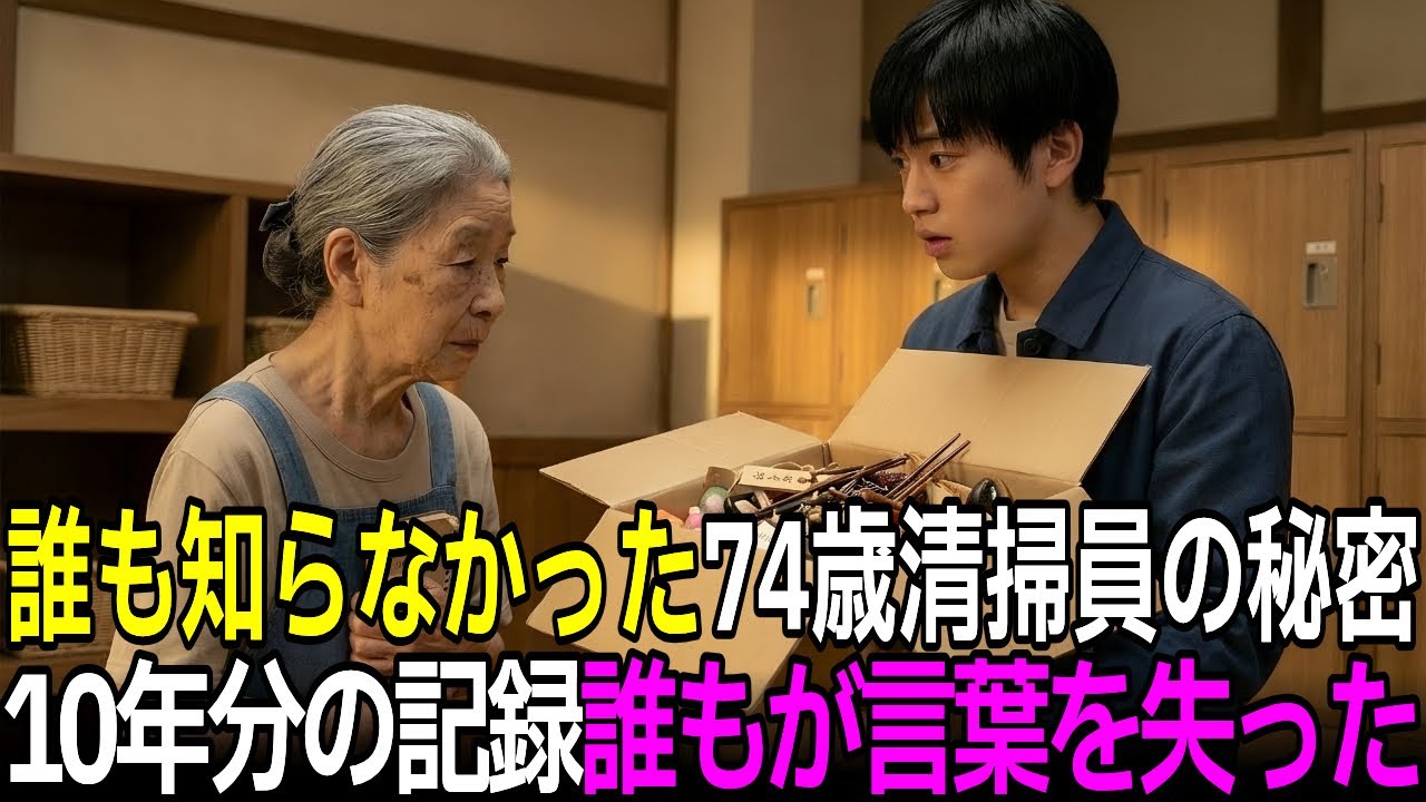 誰も気にしなかった銭湯の74歳清掃員、彼女が倒れた日に見つかった「お客様ノート」の内容に涙が止まらない