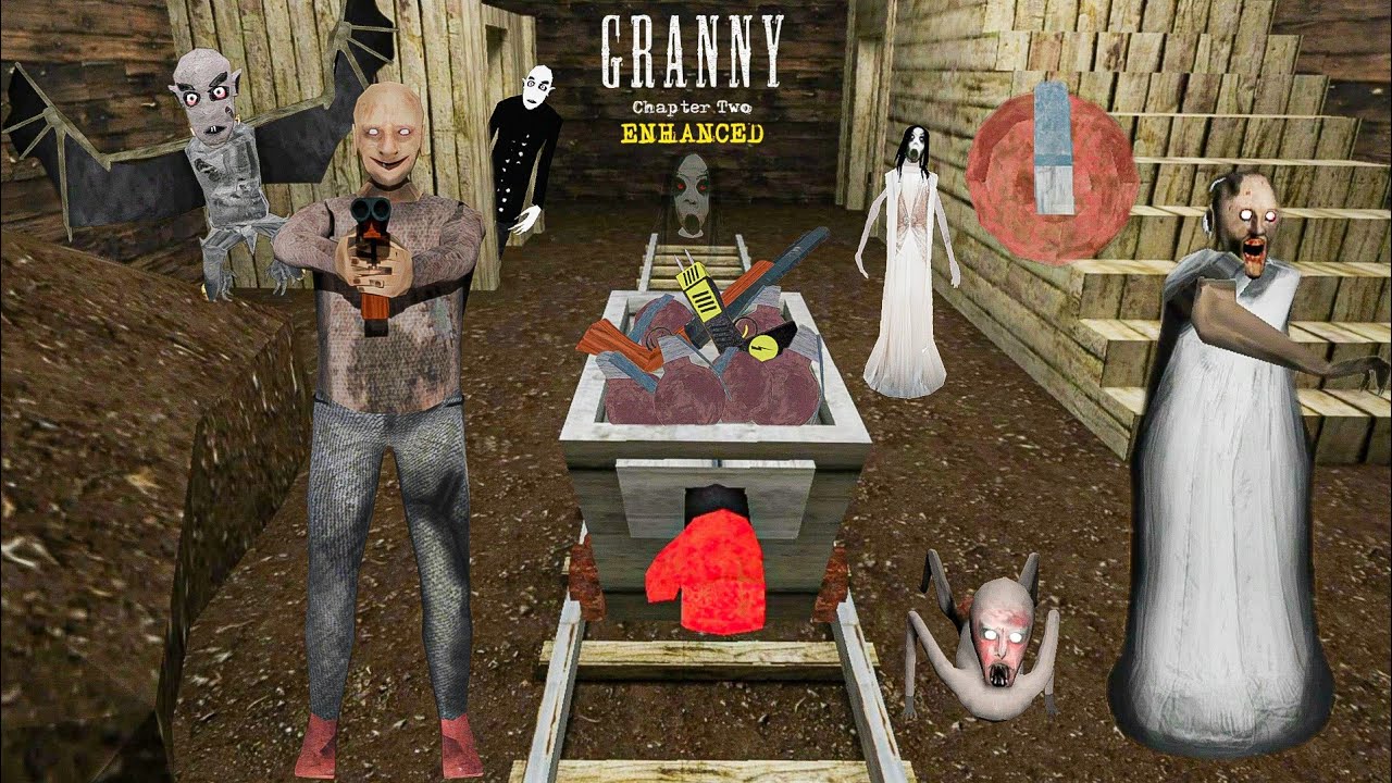 Granny 2 Enhanced - Nosferatu Bat Update 🔥 | Cart Escape.