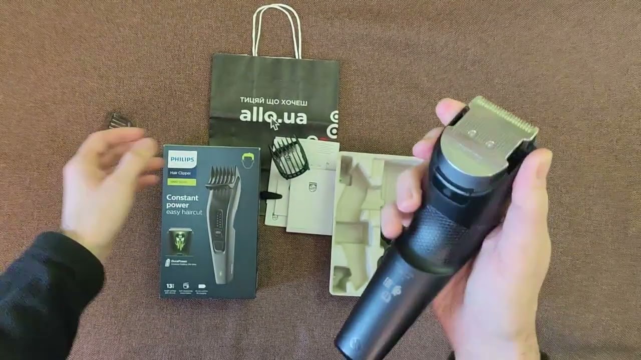 Короткий огляд машинки для стрижки PHILIPS HC3525/15 серії 3000