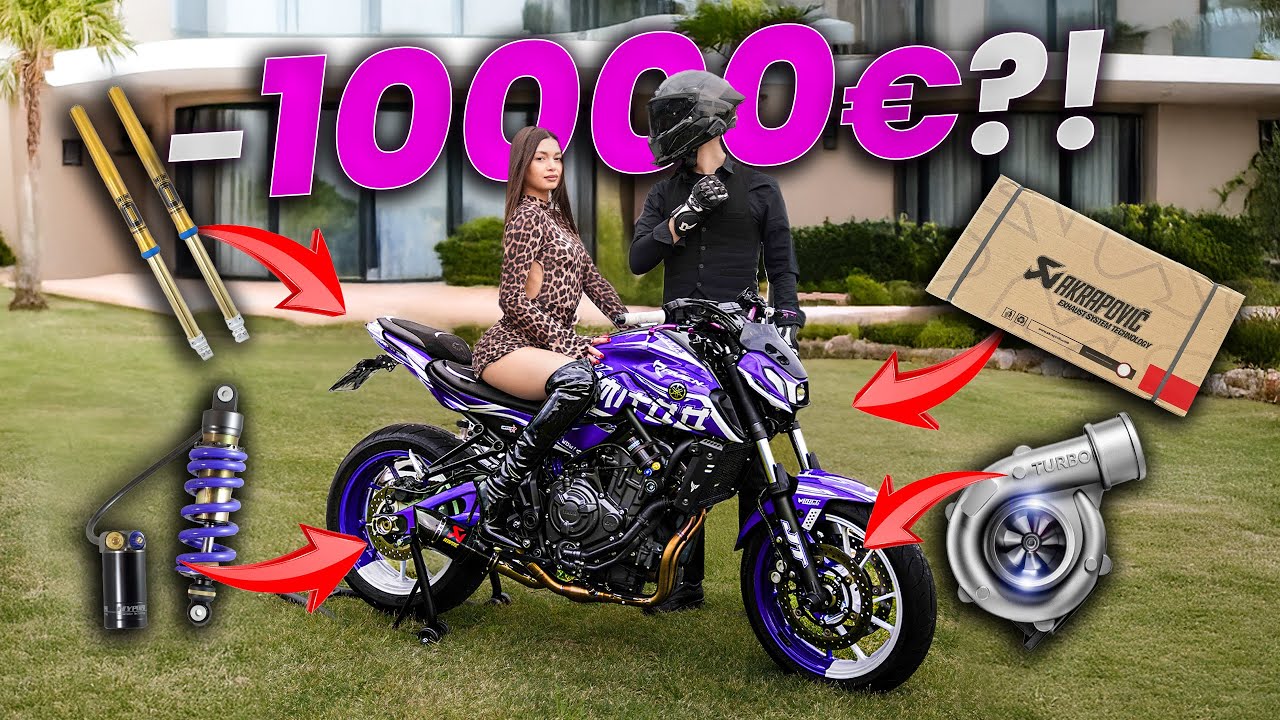 HO CREATO LA YAMAHA MT 07 DEFINITIVA😨🥵