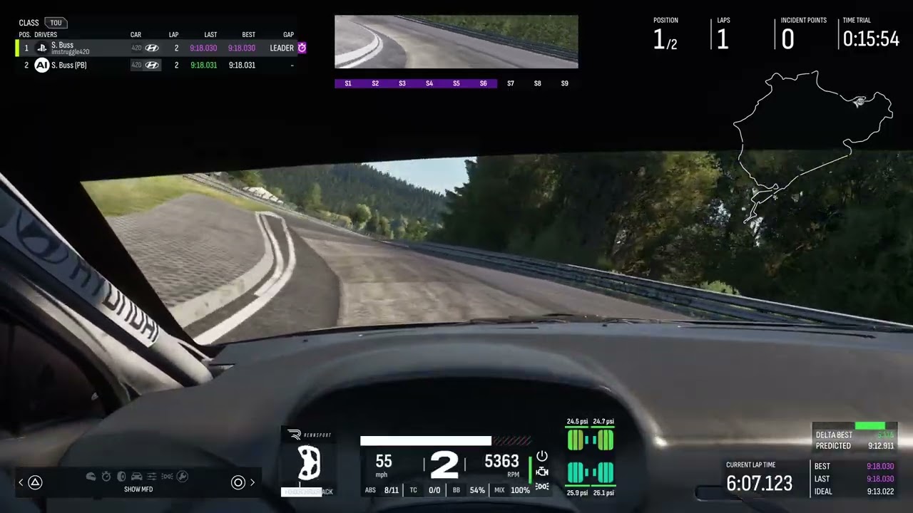 RENNSPORT THE FASTEST AMERICAN ON NURBURGRING