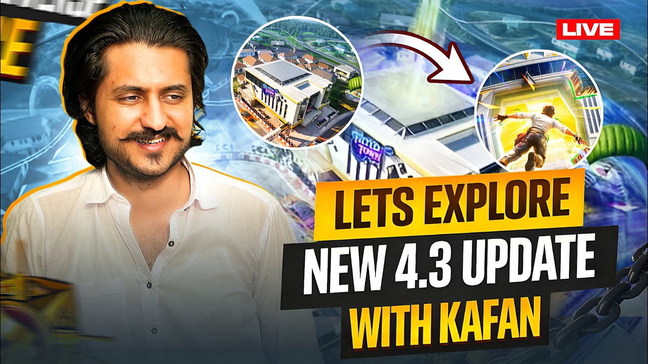 PUBG Mobile 4.3 Update LIVE 🔥 New Event, Rewards & Gameplay | Kaffan Gaming Official