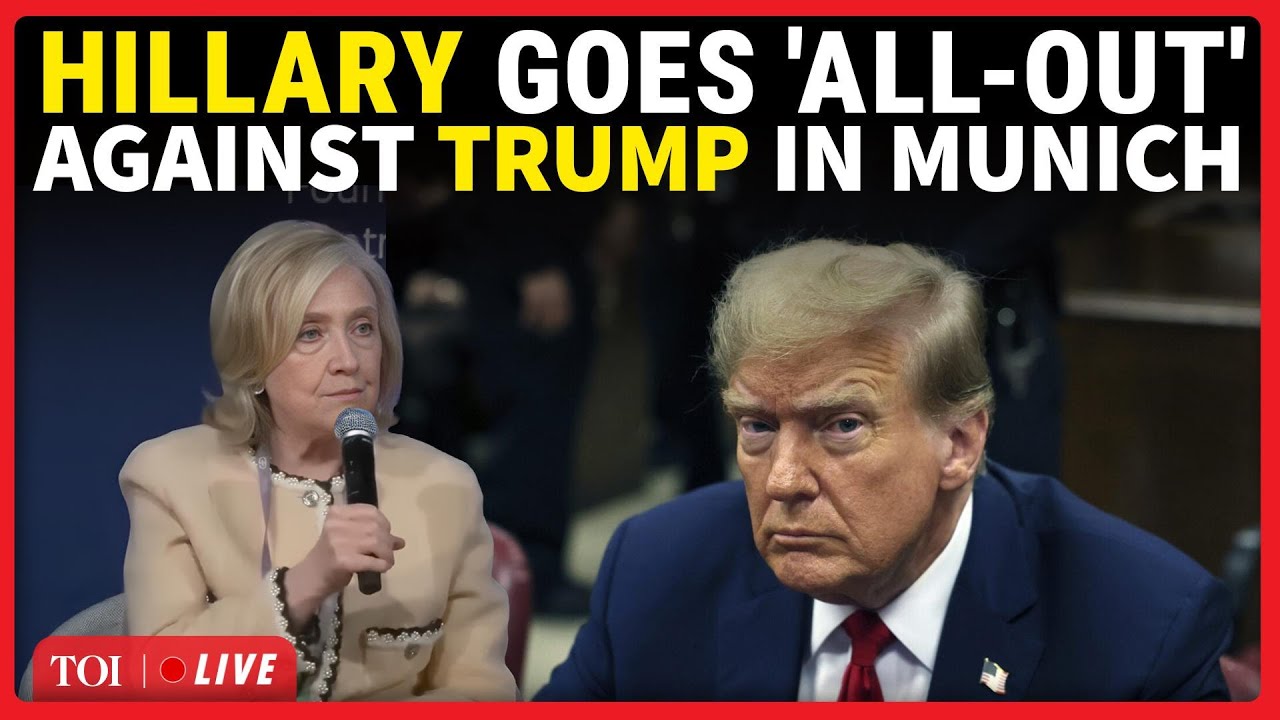 Hillary Clinton Targets Trump Over Ukraine, Immigrations & Betraying Allies | Munich Security Summit