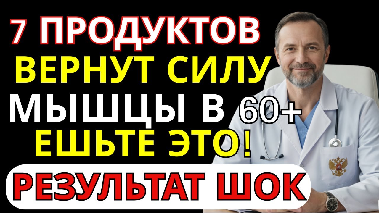 Главные продукты для мышц после 60: ешь это каждый день — и сила начнёт возвращаться | СОВЕТ ВРАЧА