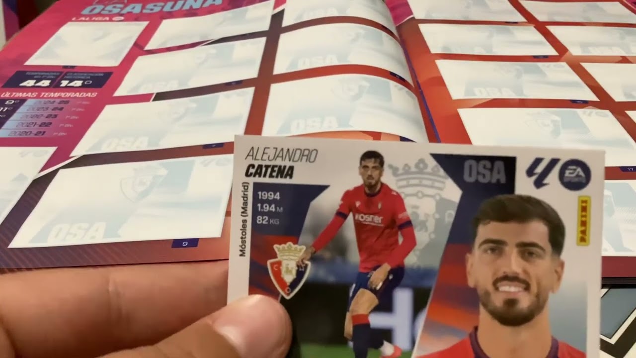 Pegando cromos