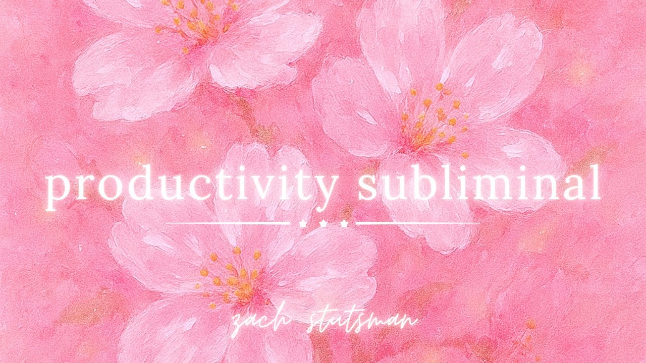𝐫𝐨𝐦𝐚𝐧𝐭𝐢𝐜𝐢𝐳𝐞𝐝 𝐝𝐢𝐬𝐜𝐢𝐩𝐥𝐢𝐧𝐞 // productivity + flow state subliminal