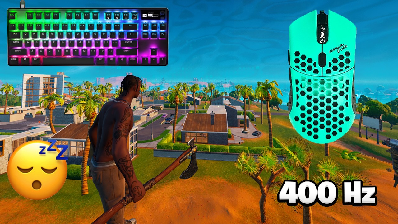 SteelSeries Apex Pro TKL ASMR 😴 Ranked Reload Travis Skin🏆 Satisfying Keyboard Fortnite 360FPS 4K OG