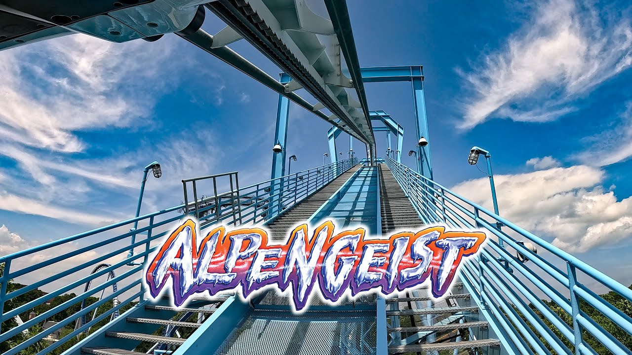 Alpengeist Front Seat POV - Busch Gardens Williamsburg