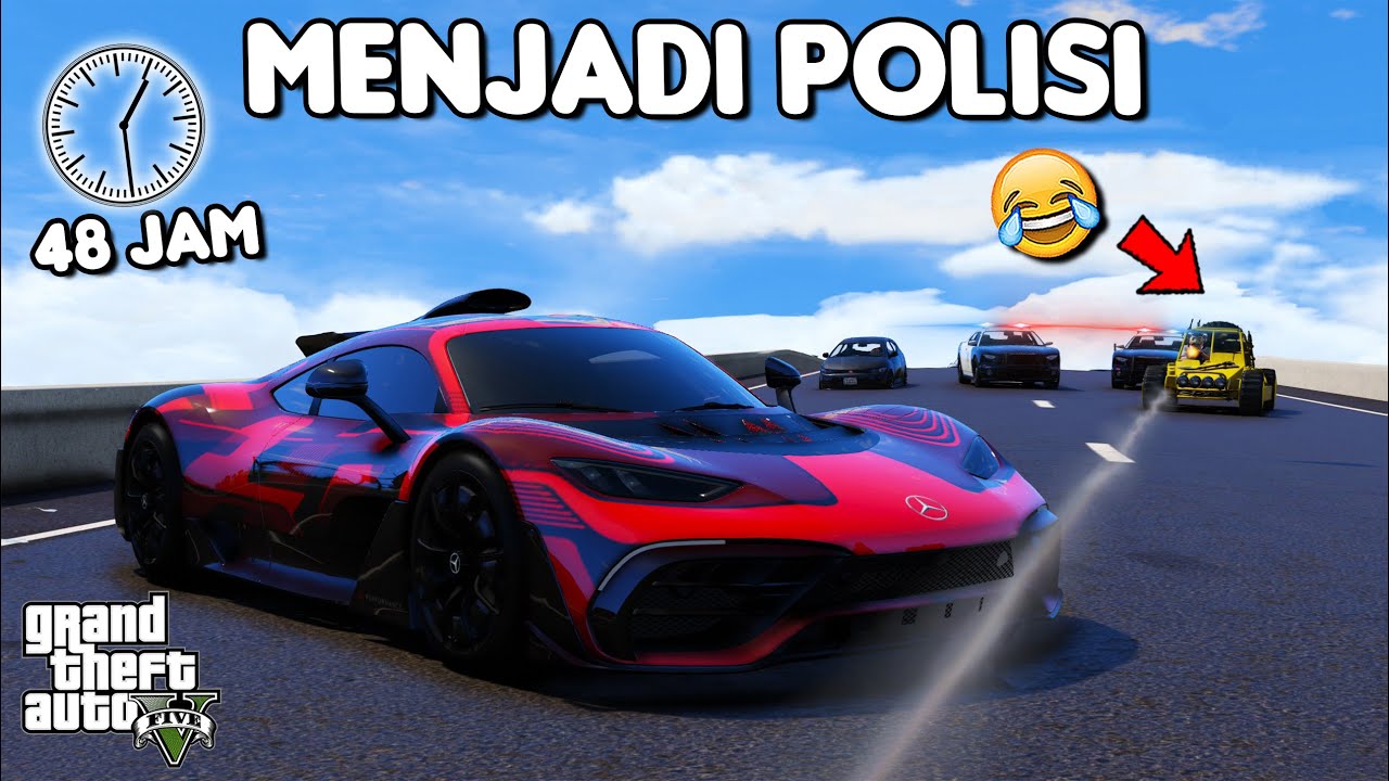 48 JAM MENJADI POLISI - GTA 5 ROLEPLAY