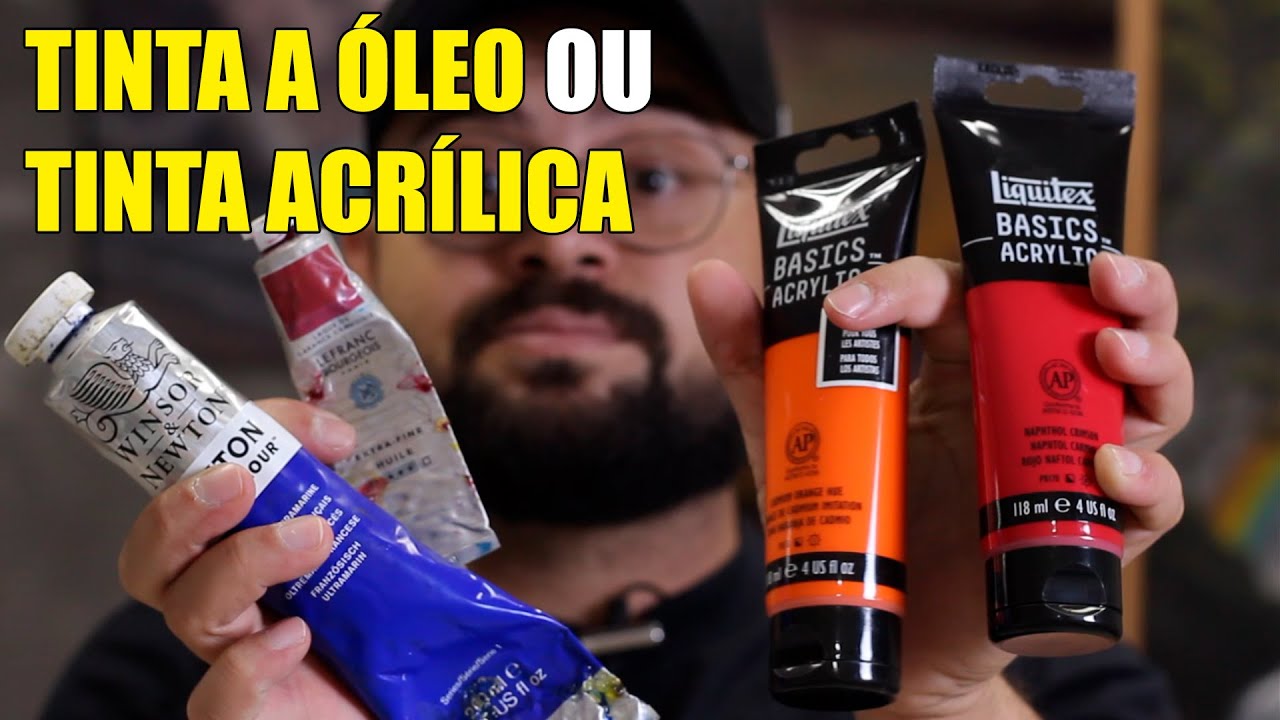 Com qual tinta voc&ecirc; deve come&ccedil;ar a pintar? Tinta a &Oacute;leo ou Tinta Acr&iacute;lica?