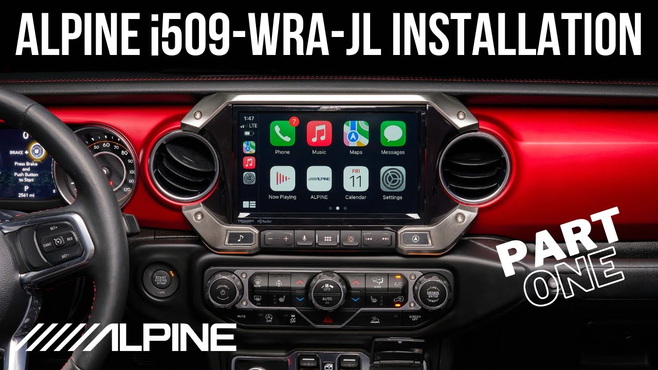 Alpine i509-WRA-JL Installation (Part 1) | '18 - '23 JL Wrangler / '20 - '23 JT Gladiator