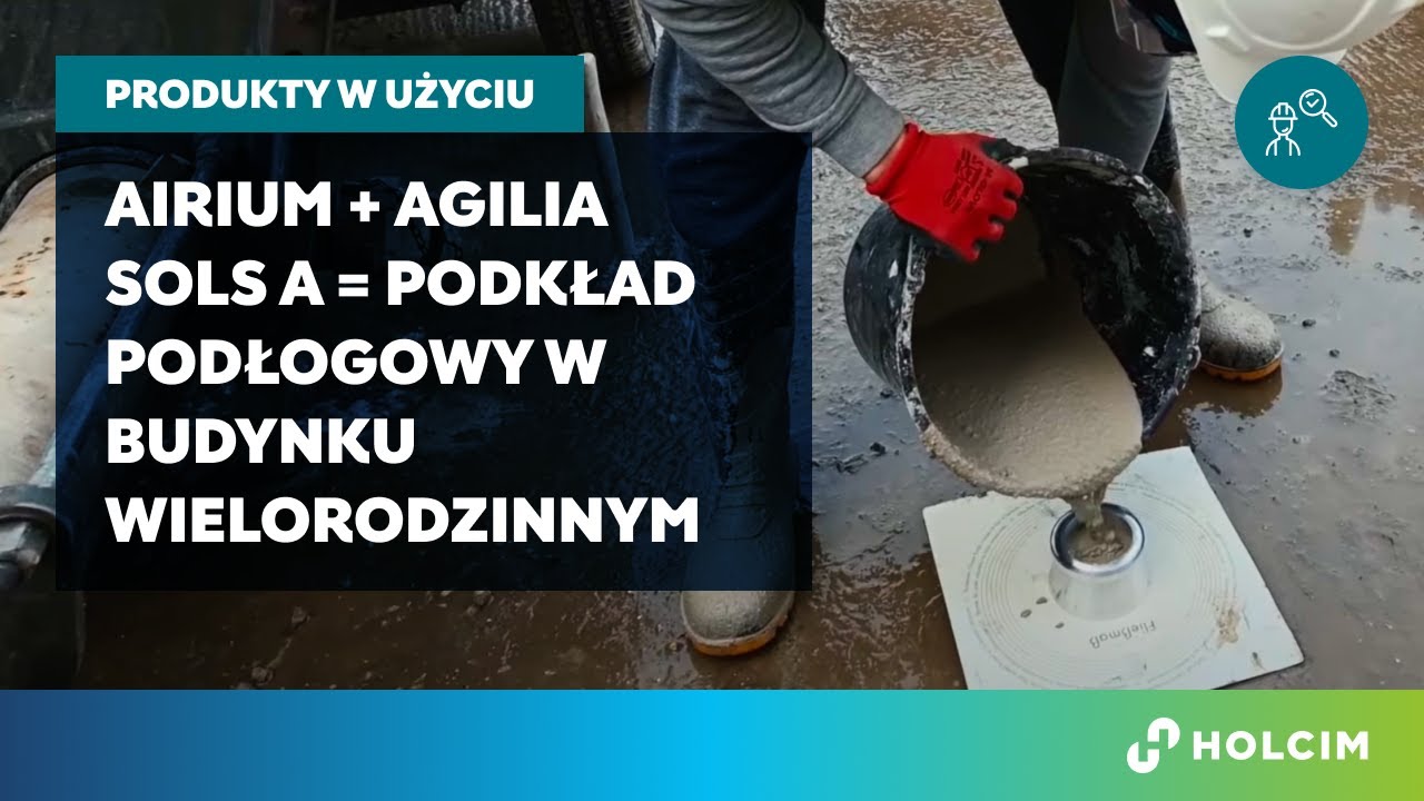 Jak wykonać podkład podłogowy w budynkach wielorodzinnych przy użyciu AIRIUM i Agilia Sols A?