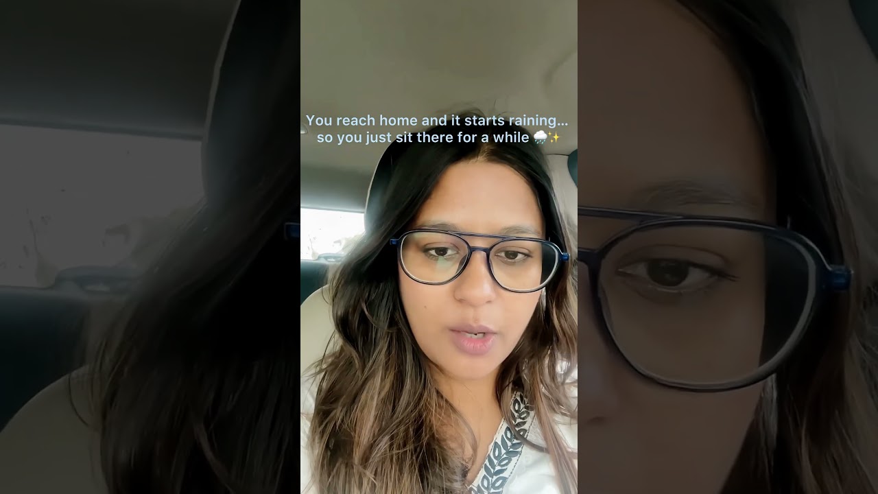 Gurgaon rain hits different #GurgaonRains #LifeAsRohini #SoloLivingIndia #untilifoundyou #ytshorts