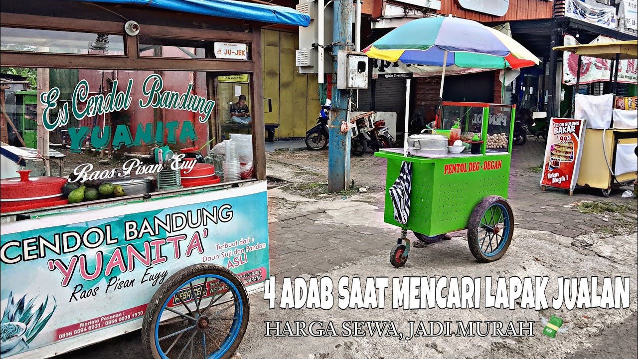 TATA KRAMA SAAT MENCARI LAPAK JUALAN KAKI LIMA YANG BENAR ‼️