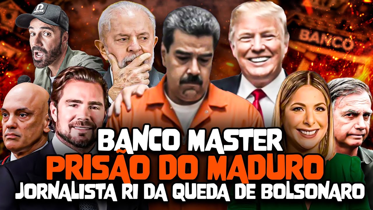 BANCO MASTER | A PRISÃO DO MADURO | JORNALISTA RI DA QUEDA DE BOLSONARO - STAND UP DIOGO PORTUGAL