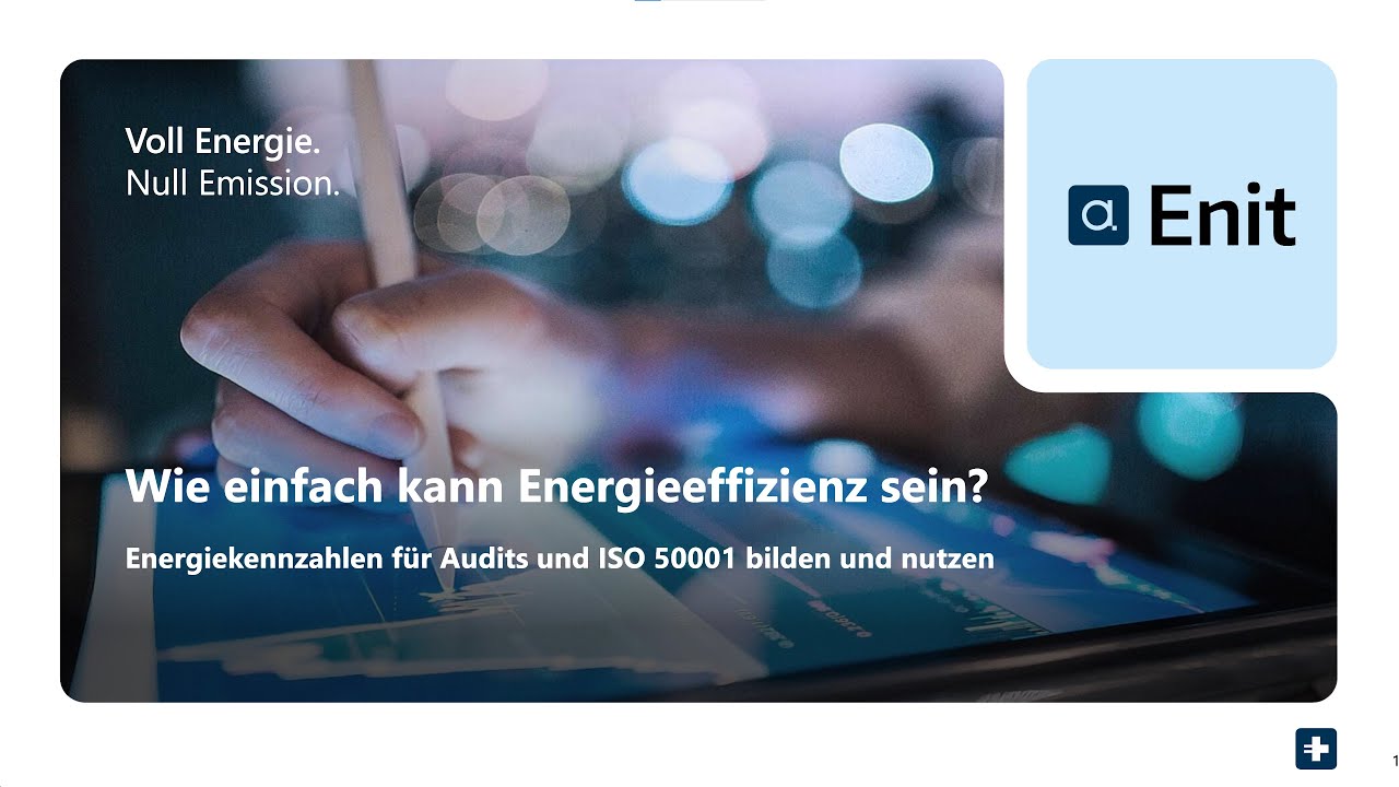 Webinar | Wie einfach kann Energieeffizienz sein?​ Energiekennzahlen f&uuml;r Audits und ISO 50001 bilden