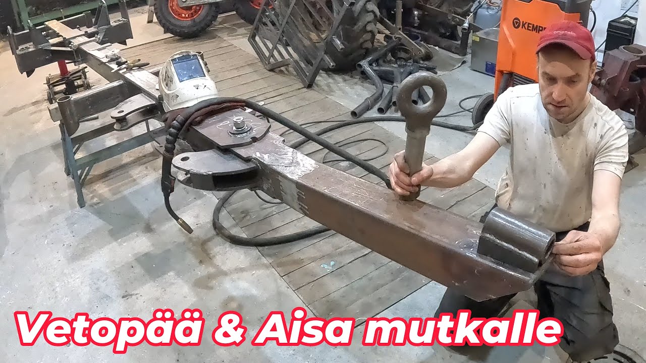 Hakki Souvari Mettäkärryyn vetopää ja aisan vääntö