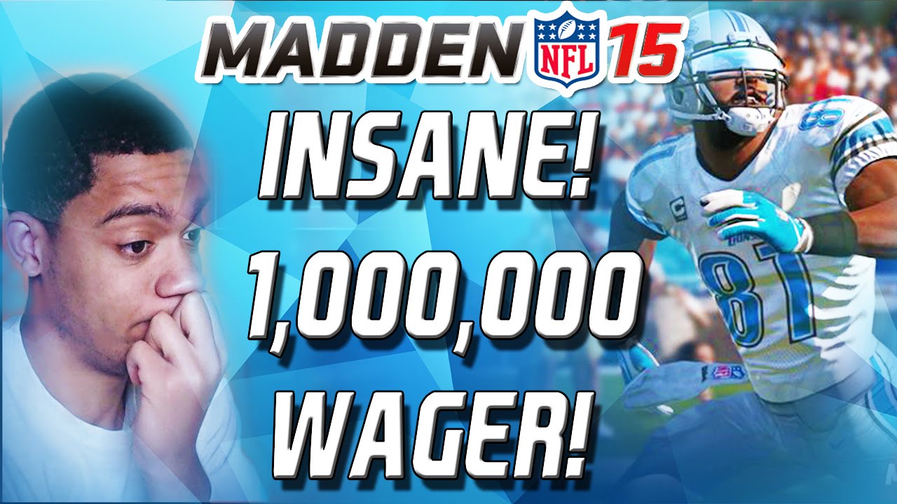 INSANE 1 MILLION COIN WAGER VS DCOOP! - Madden 15 Ultimate Team