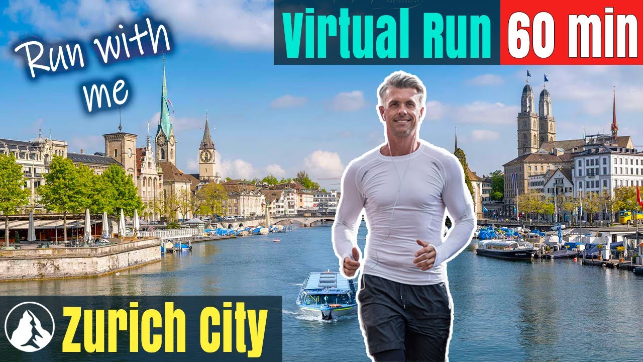 2022 Zurich City Alpen Wunderland | Видео бега для беговой дорожки | Виртуальный забег #32 Швейцария