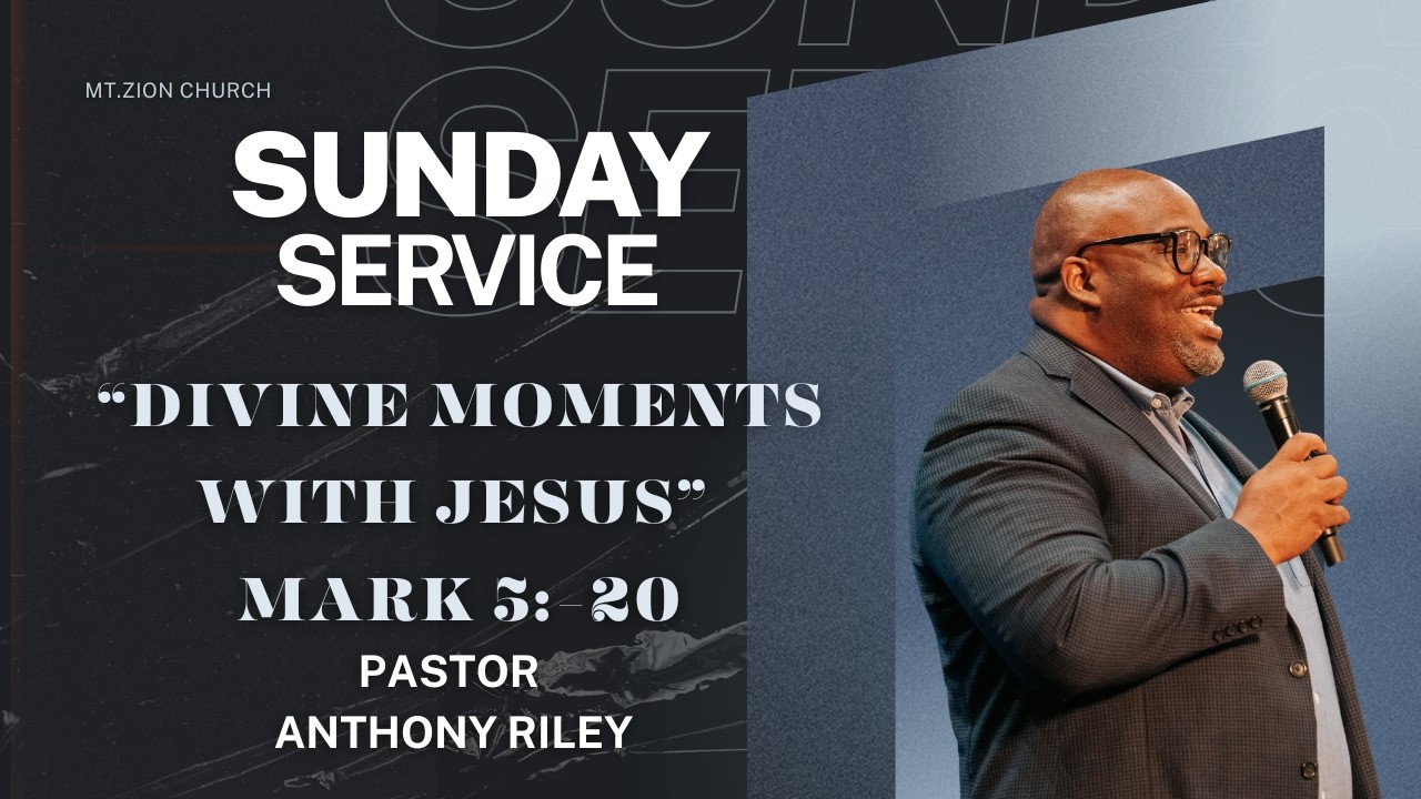 Divine Moments with Jesus Pastor Anthony Riley Mark 5:1-20 2/15/26