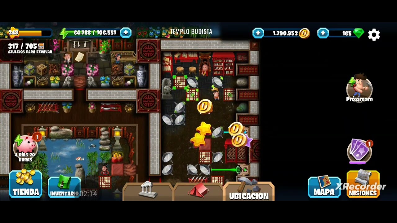 Diggy's adventure | Festival Hanami: Templo budista 