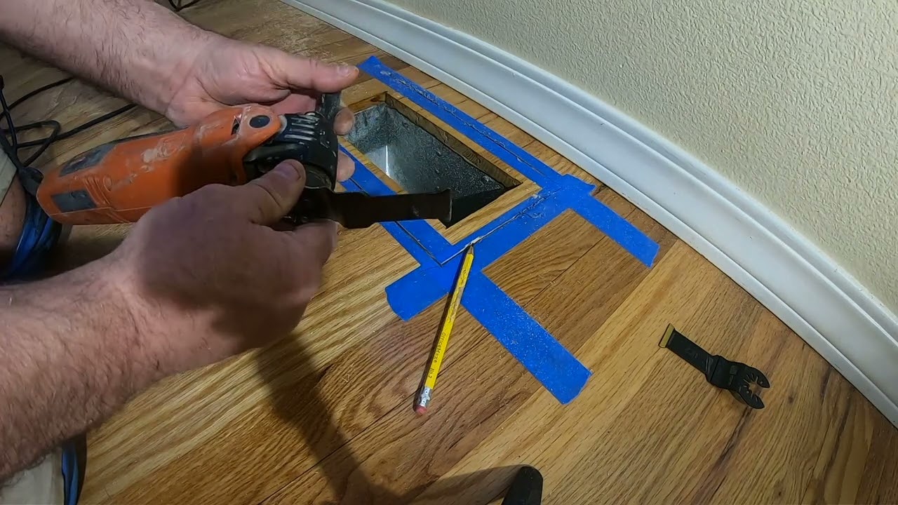 Inlay A Wood Vent In A Finished Floor
